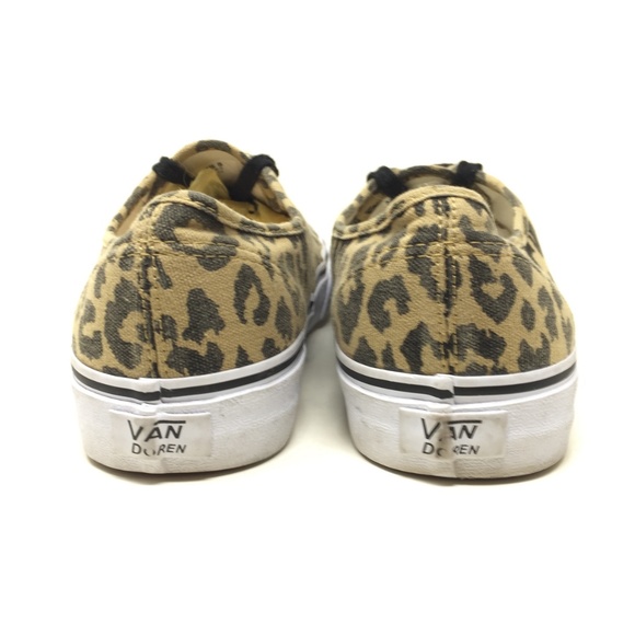 New Vans Van Doren Leopard Low Top Sneakers Sz 8 - Picture 6 of 8